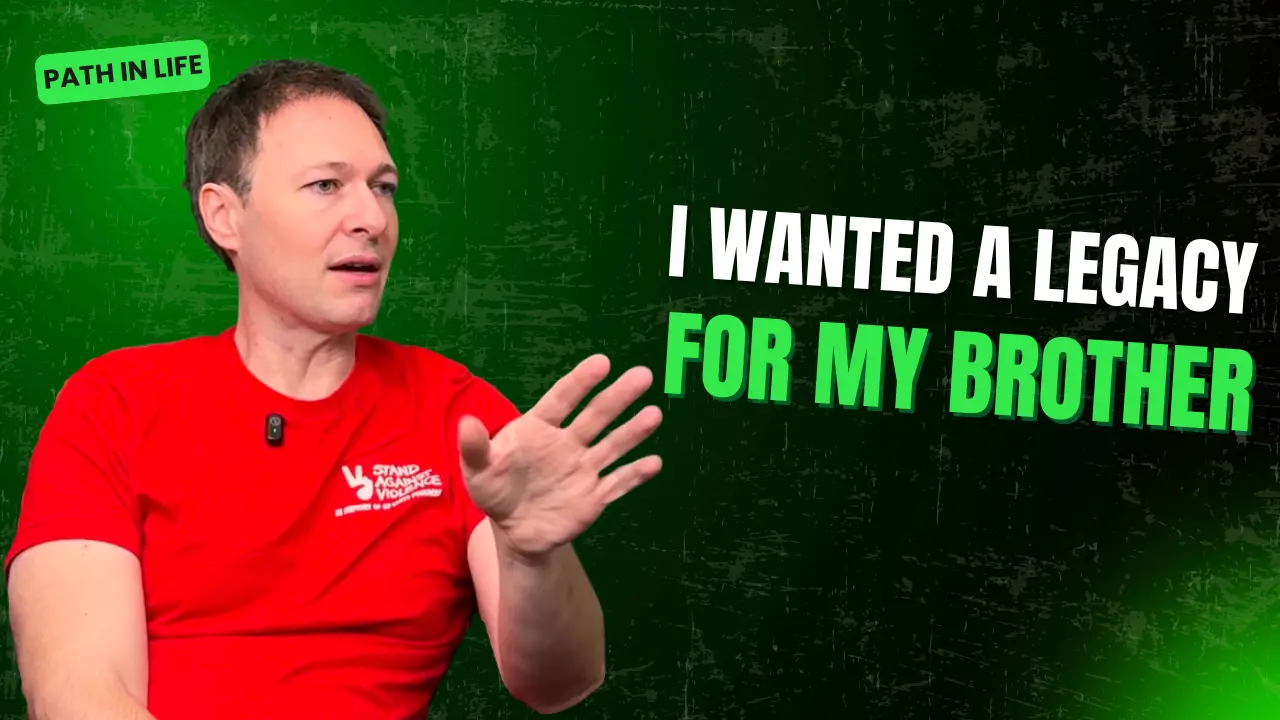 Adam Fouracre: stand against violence